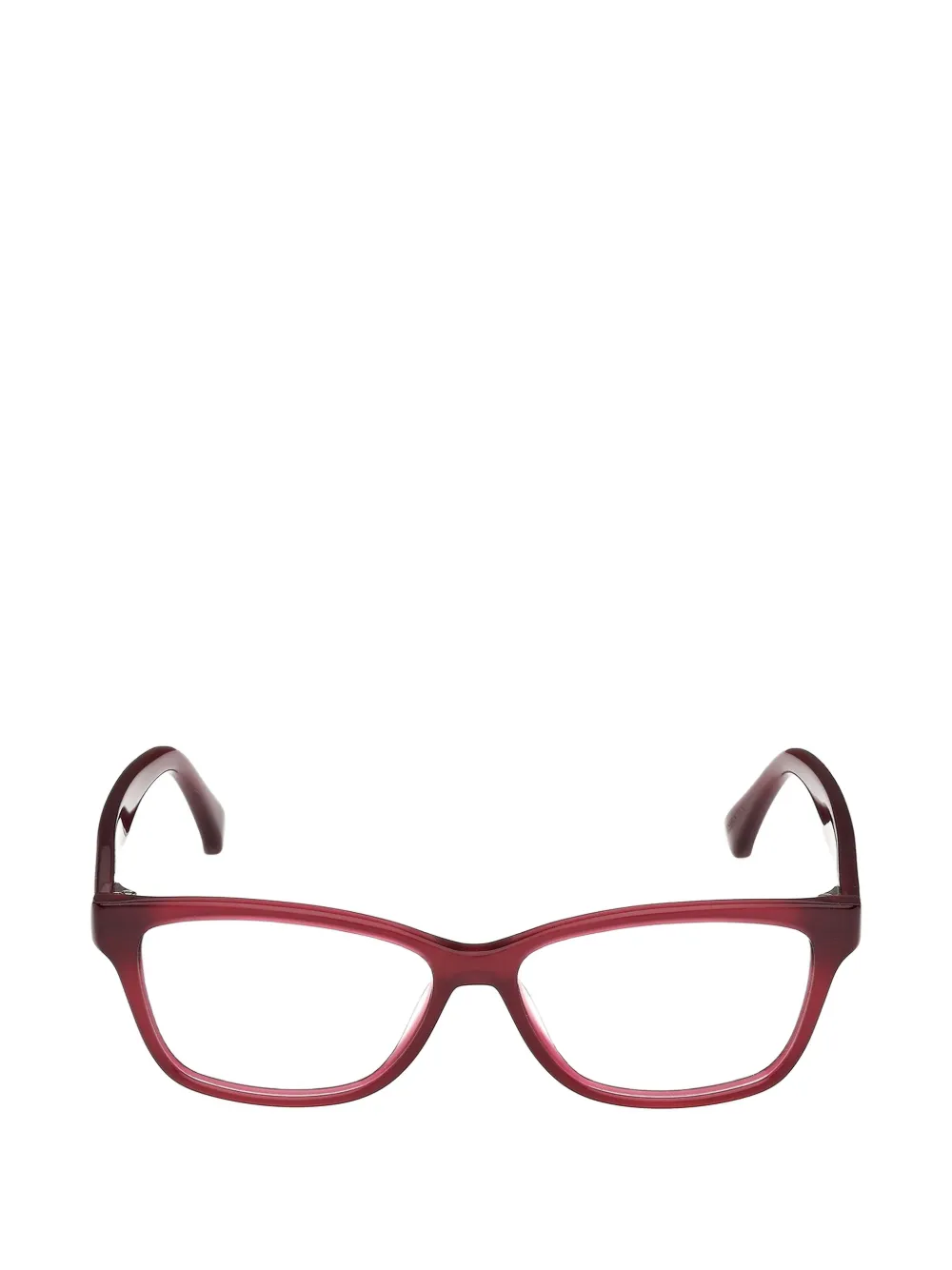 Max Mara Eyewear rectangle-frame glasses - Rosso