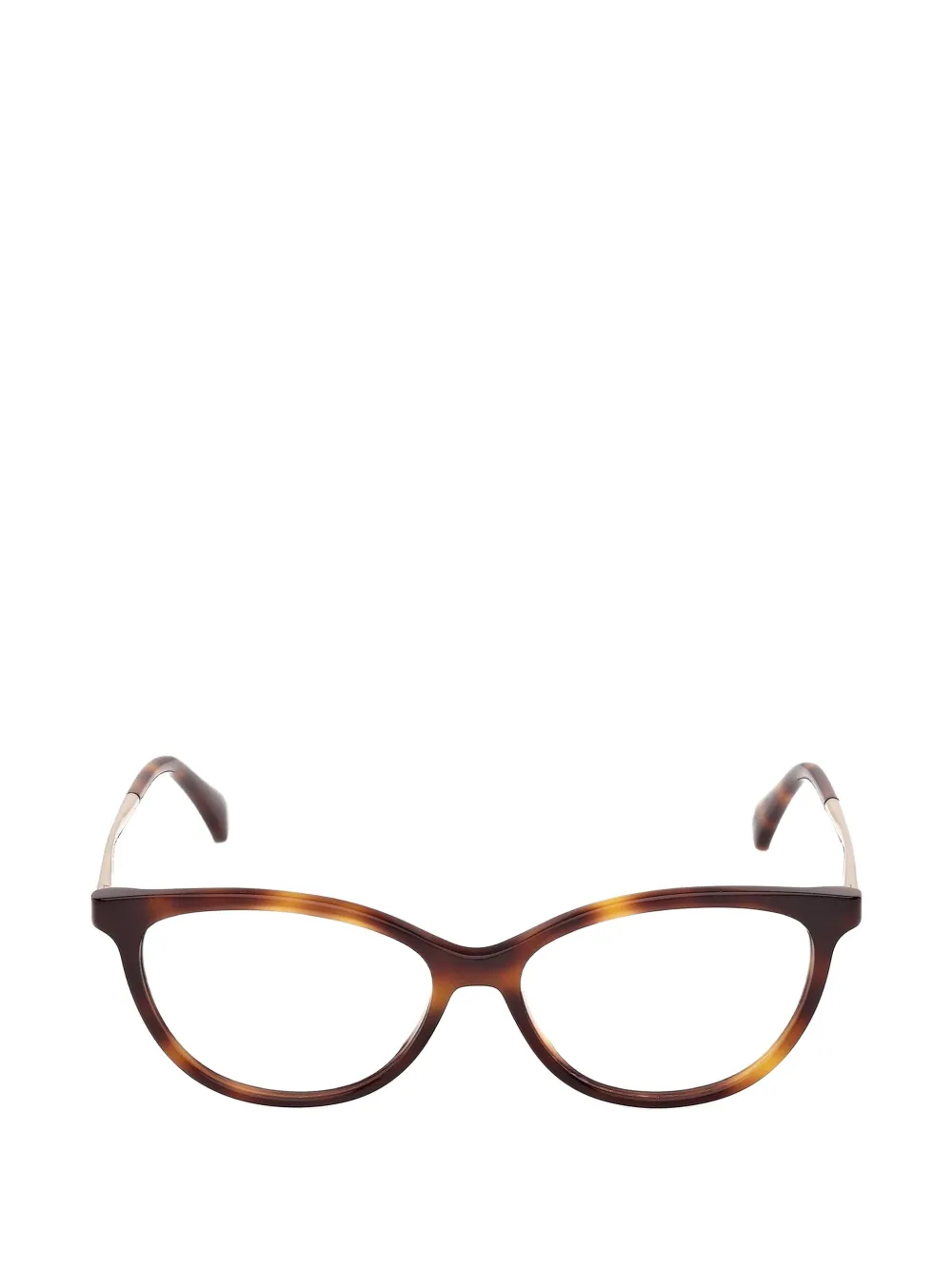 Max Mara Eyewear havana oval-frame glasses - Marrone