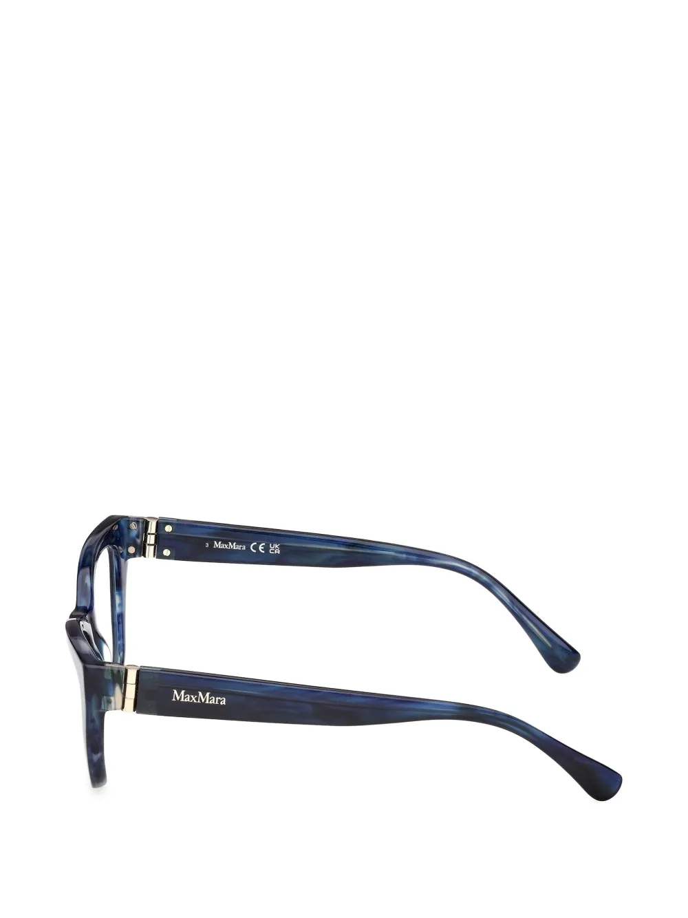 Max Mara Eyewear Bril met cat-eye montuur Blauw