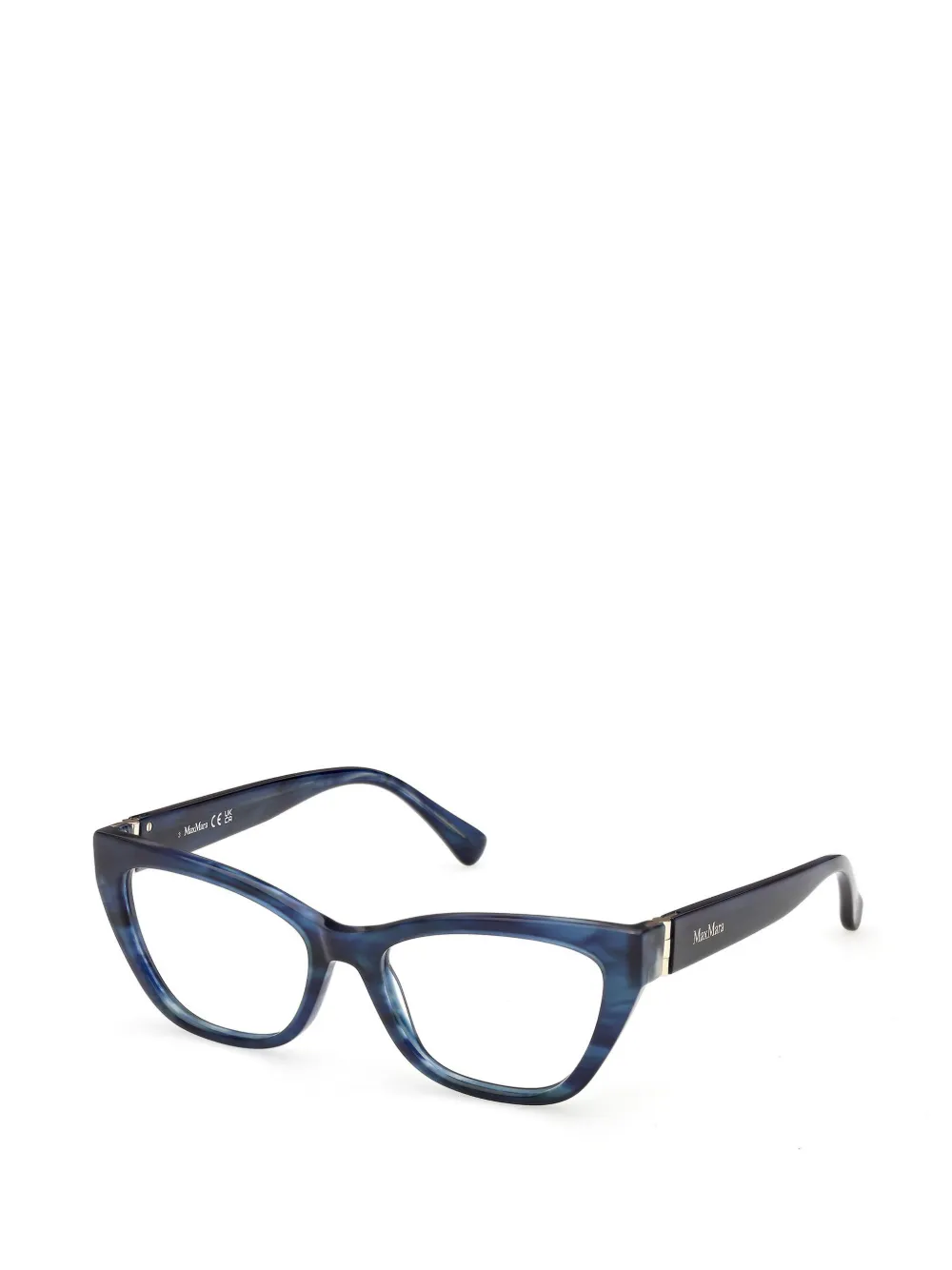 Max Mara Eyewear Bril met cat-eye montuur Blauw