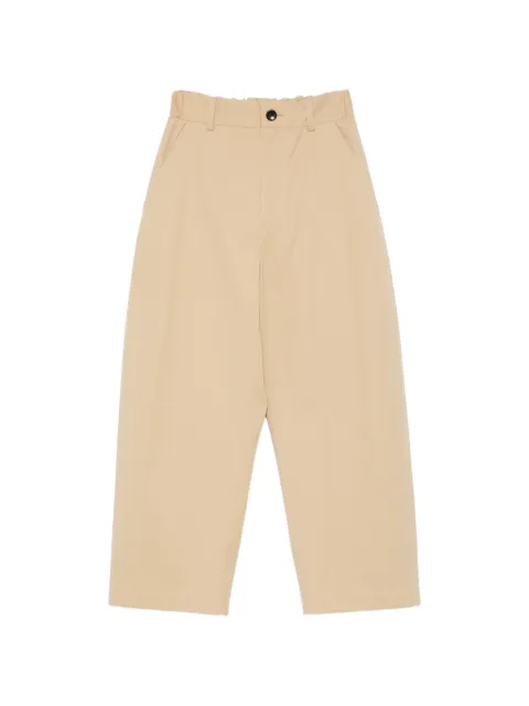 nicholson & nicholson elasticated cropped trousers
