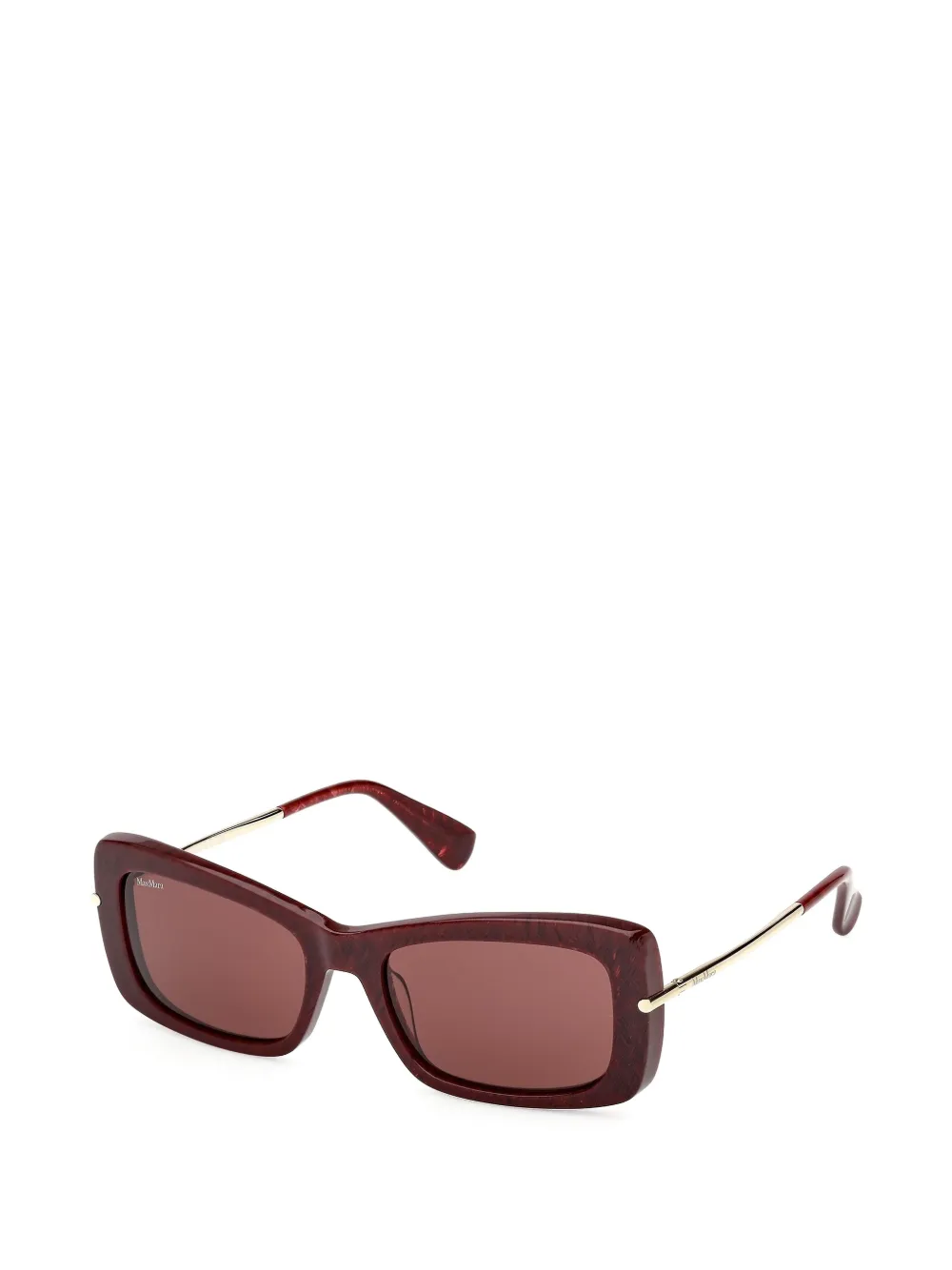  Max Mara Eyewear Rectangle-frame Sunglasses - Red 