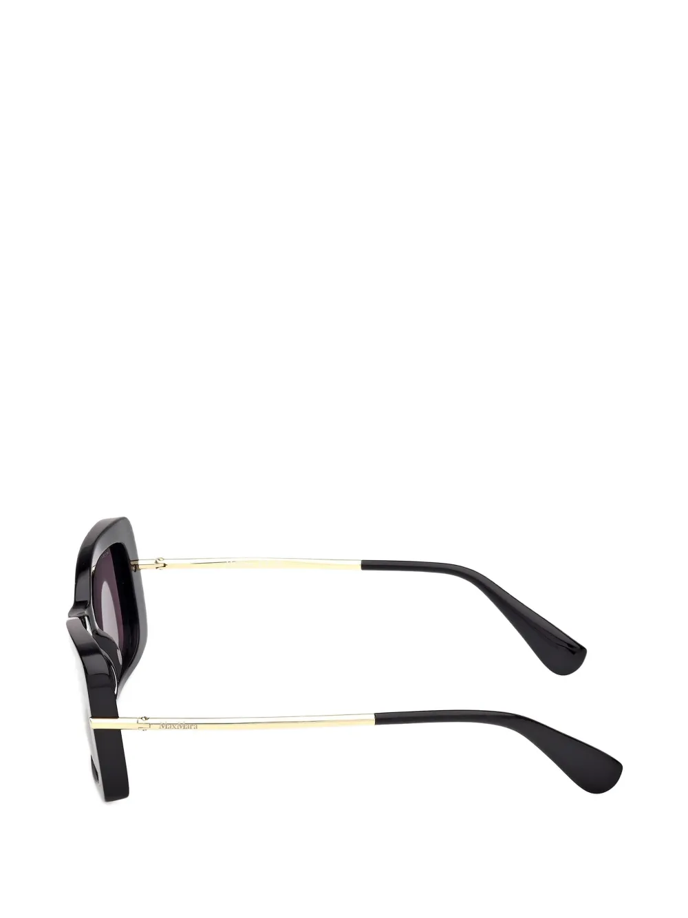  Max Mara Eyewear Rectangular-frame Sunglasses - Black 