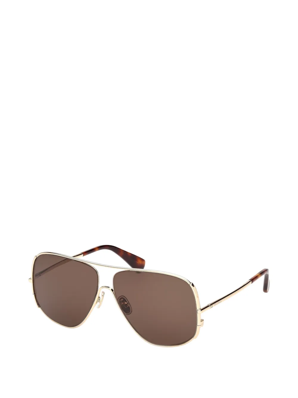 Max Mara Eyewear pilot-frame sunglasses - Oro