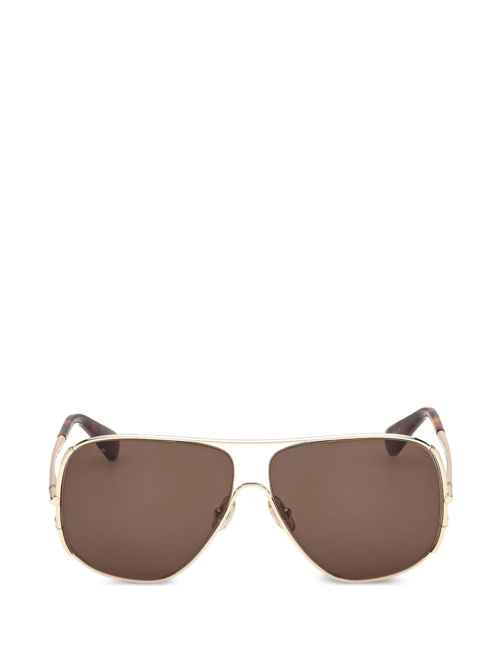 Max Mara Eyewear pilot-frame sunglasses - Oro