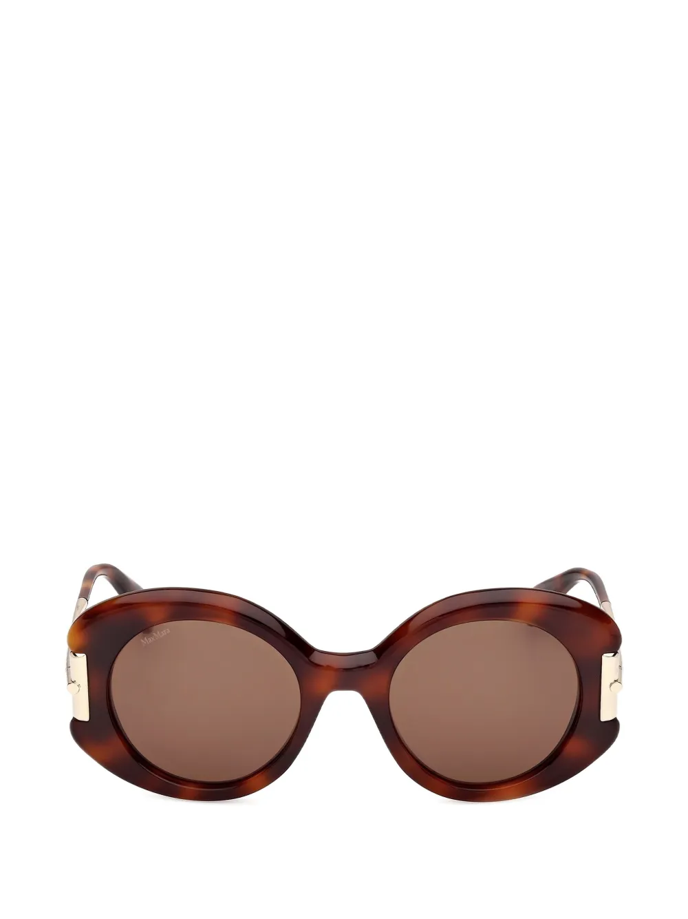 Max Mara Eyewear round-frame sunglasses - Marrone