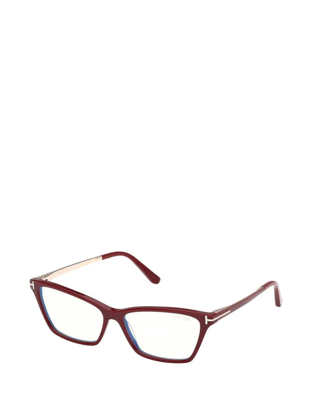 TOM FORD Eyewear Bril met cat-eye montuur Rood