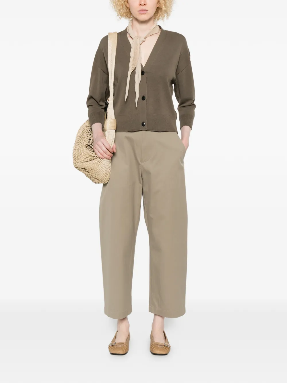  Nicholson & Nicholson Elasticated Trousers - Green 