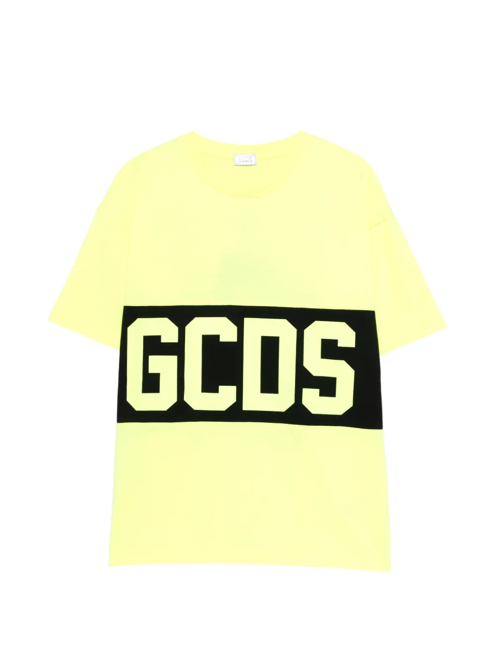 Gcds Kids T-shirt con logo - Giallo