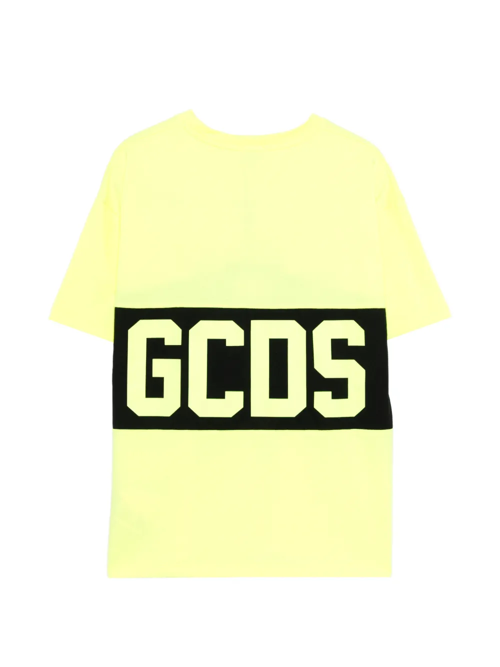 Gcds Kids T-shirt met logo Geel