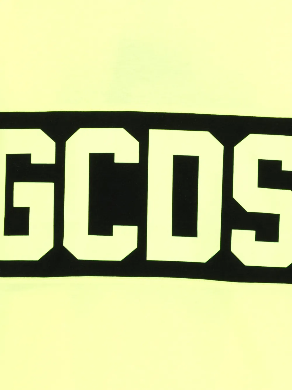 Gcds Kids T-shirt met logo Geel