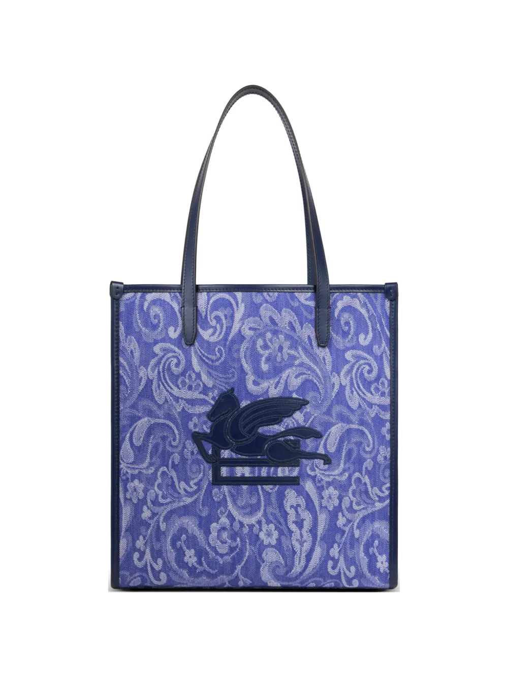 ETRO medium Love Trotter jacquard appliqué tote bag - Viola