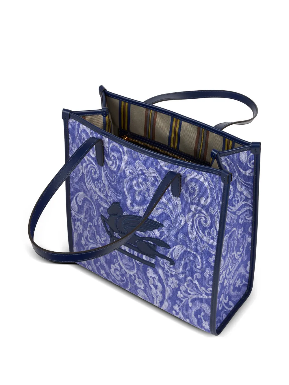 ETRO Medium Love Trotter shopper met jacquard-applicatie Paars