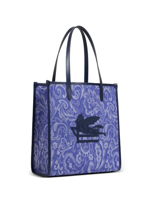 ETRO Love Trotter ジャカード ハンドバッグ M | パープル | FARFETCH JP