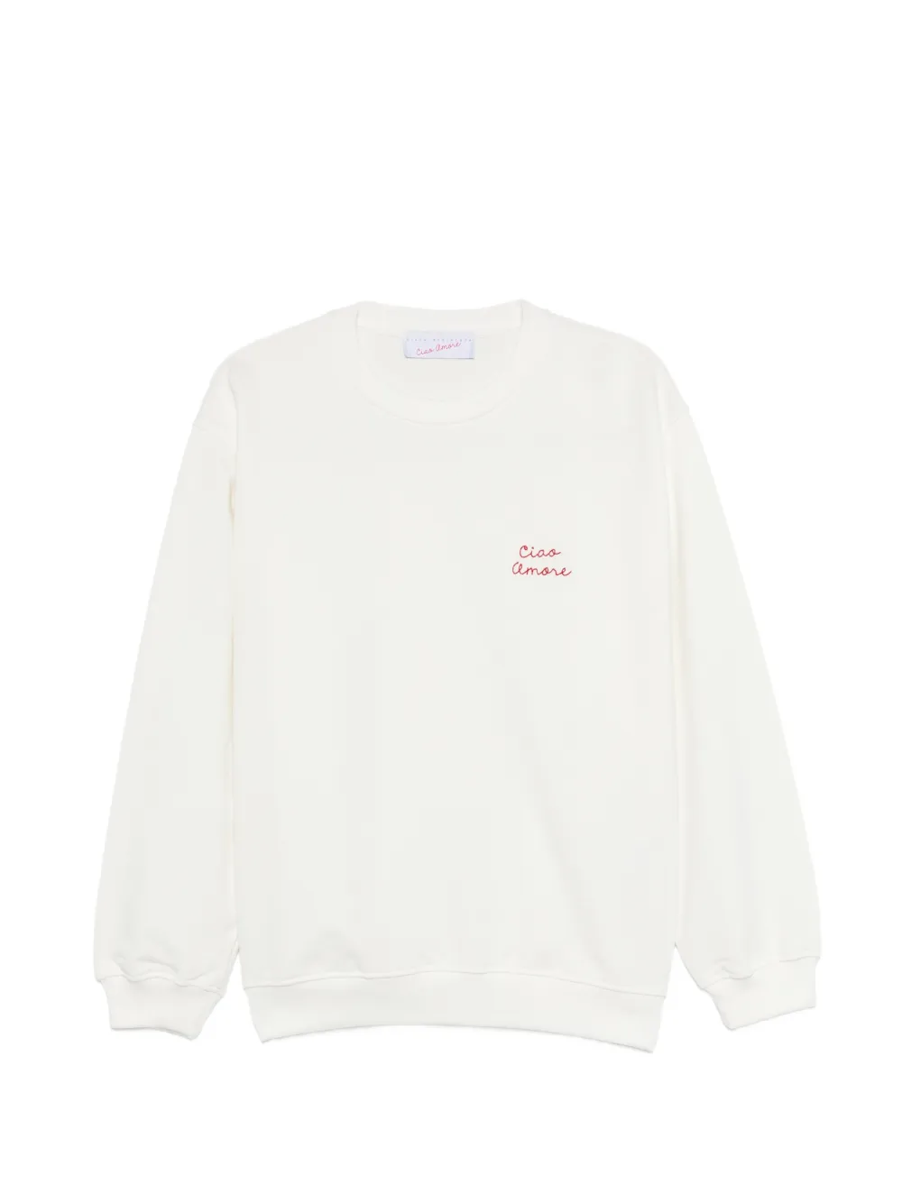 Giada Benincasa embroidery sweatshirt - Bianco