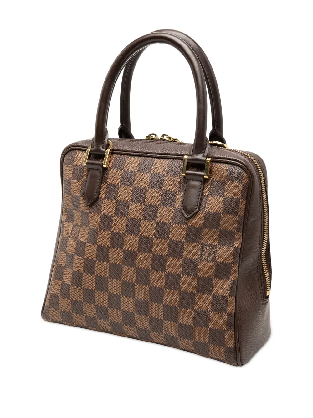 Louis Vuitton Pre-owned 2003 Damier Ebene Brera Handbag in Brown, view 3