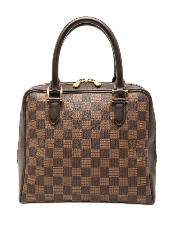 Louis Vuitton Pre-owned 2003 Damier Ebene Brera Handbag in Brown
