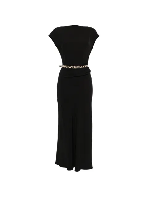 IMPERIAL belted maxi dress
