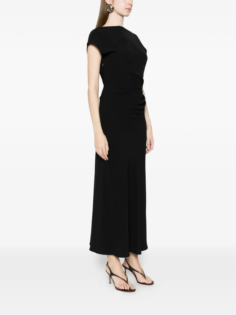  Imperial Belted Maxi Dress - Black 