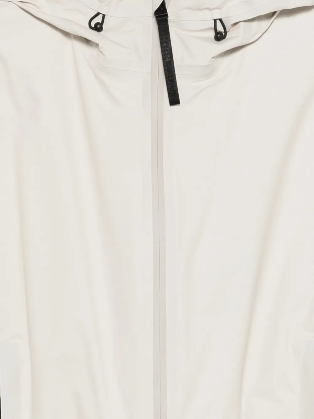  Alphatauri Hooded Zip-up Rain Jacket - Neutrals 