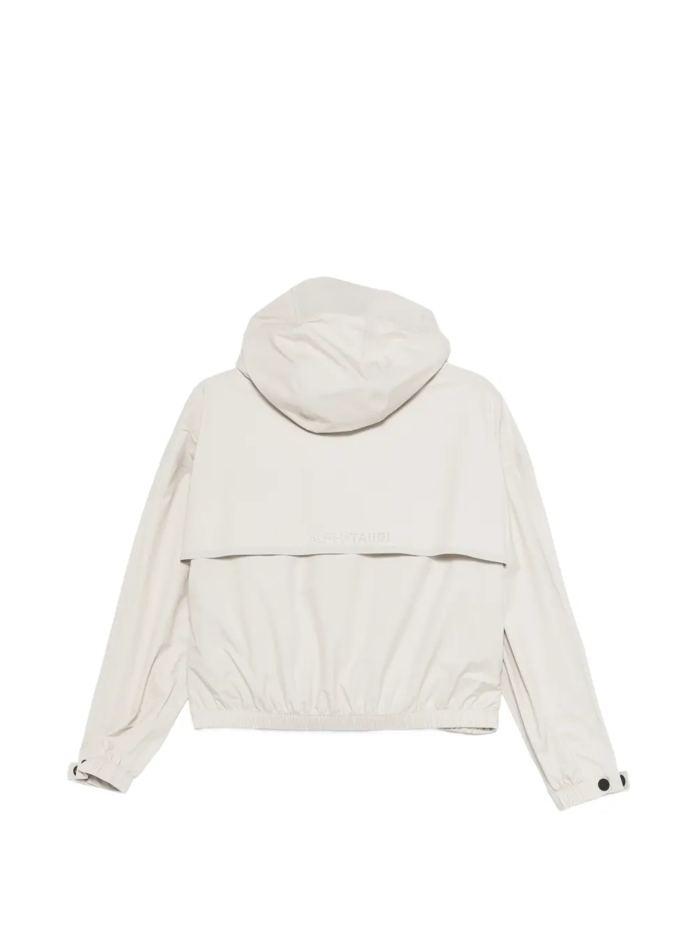  Alphatauri Hooded Zip-up Rain Jacket - Neutrals 