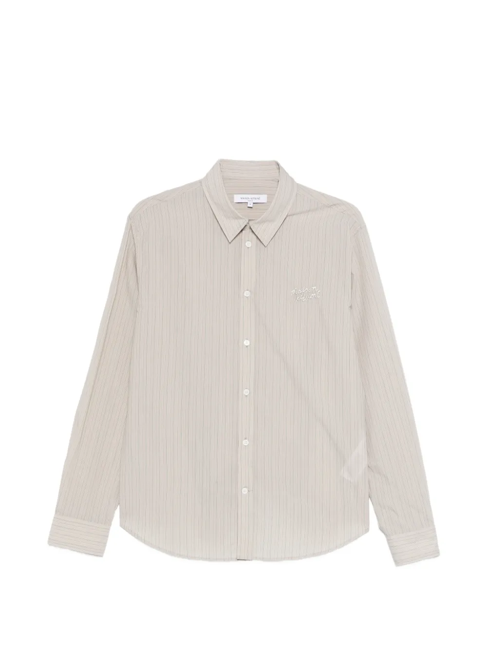 Maison Kitsuné stripe-pattern shirt - Toni neutri