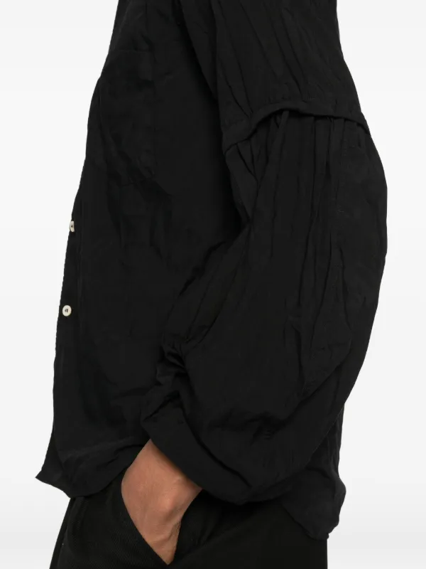 Black Comme Des Garçons Button Shirt | Black | FARFETCH