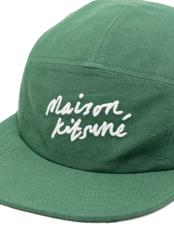 Maison Kitsuné Handwriting Cap | Green | FARFETCH