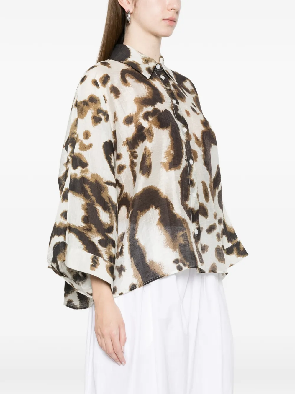  Imperial Patterned Shirt - Neutrals 