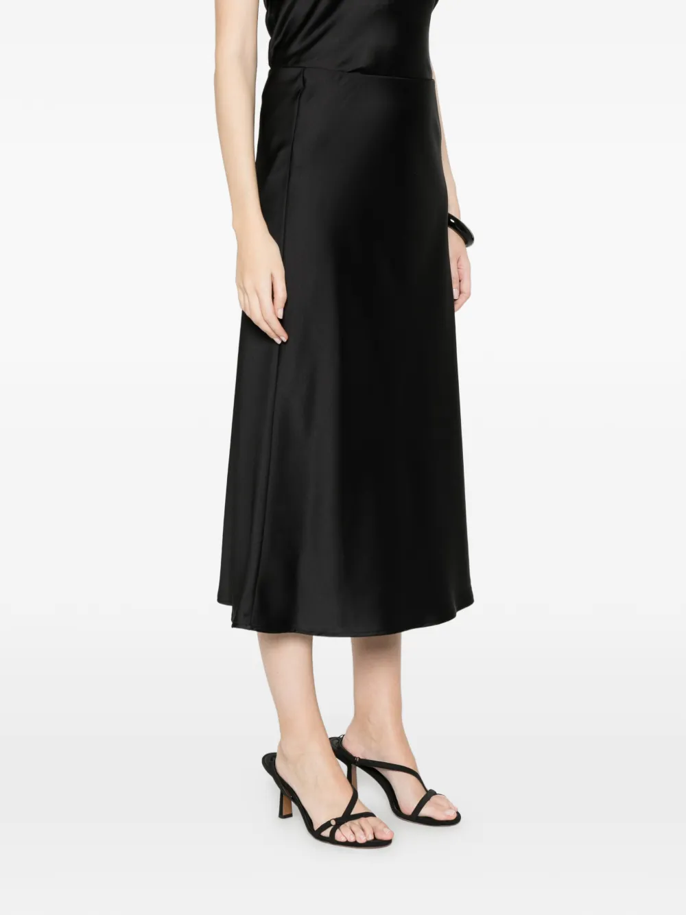  Imperial Elasticated Midi Skirt - Black 