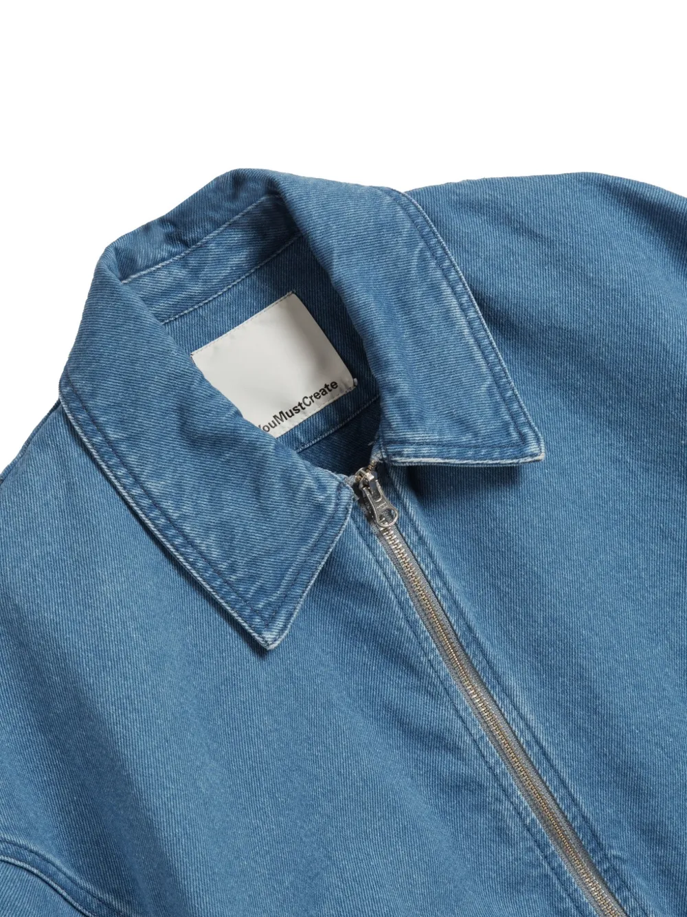  Ymc Spencer Collar Zip Jacket - Blue 