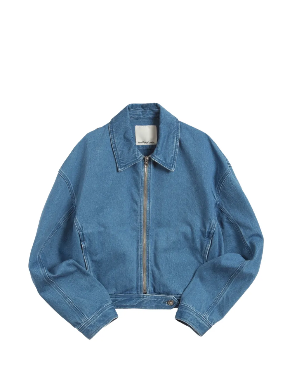 YMC Spencer collar zip jacket - Blu