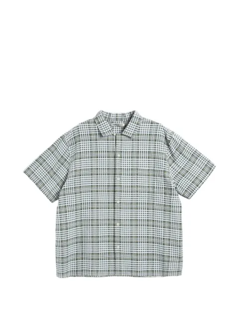 YMC Malick short-sleeve checked shirt