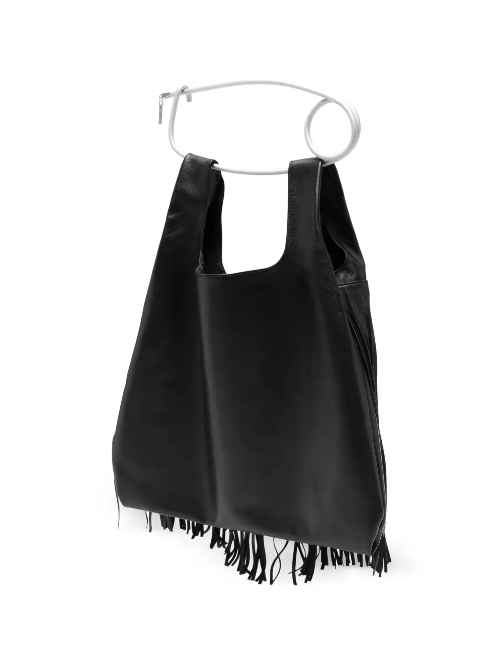  Niccolò Pasqualetti Fringed Tote Bag - Black 