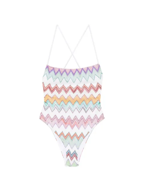 Missoni chevron-pattern swimsuit