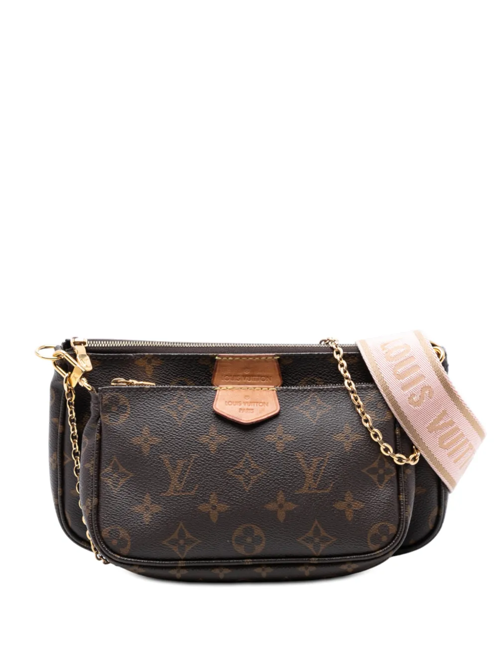 Louis Vuitton Pre-Owned 2021-2025 Monogram Multi Pochette Accessoires satchel - Marrone