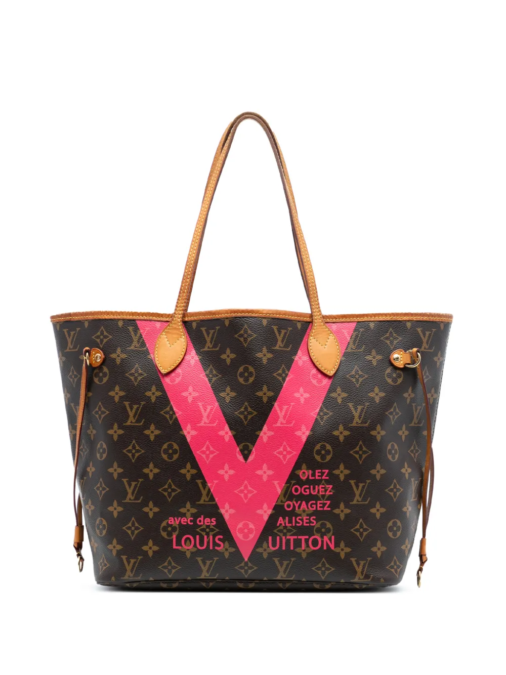 Louis Vuitton Pre-Owned 2015 Monogram V Neverfull MM tote bag - Marrone