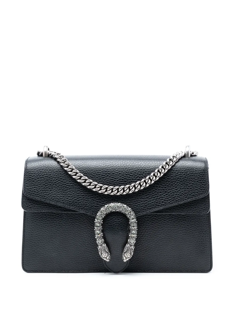 Gucci Pre-Owned 2016-2025 Medium Leather Dionysus shoulder bag - Nero