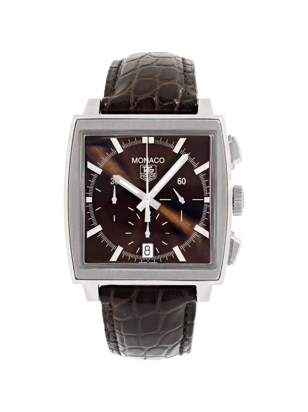 TAG Heuer Pre-Owned Monaco 38mm watch – Brown
