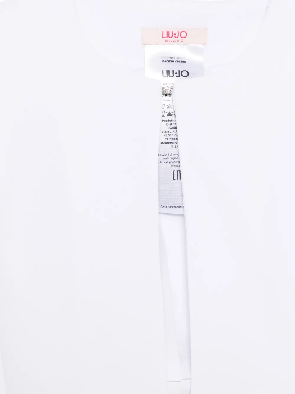  Liu Jo Crystal-embellishment Jacket - White 