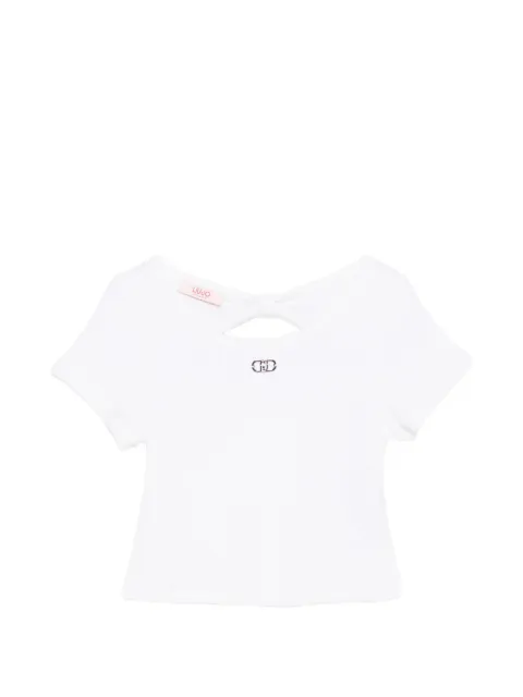 LIU JO logo-appliqué T-shirt