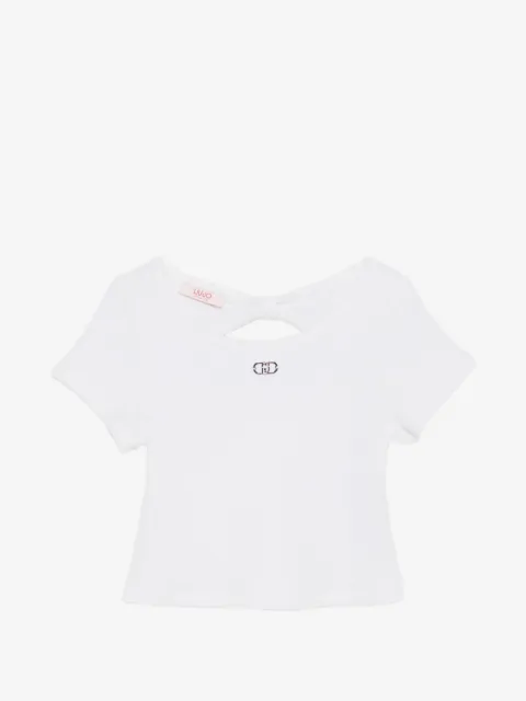 LIU JO logo-appliqué T-shirt
