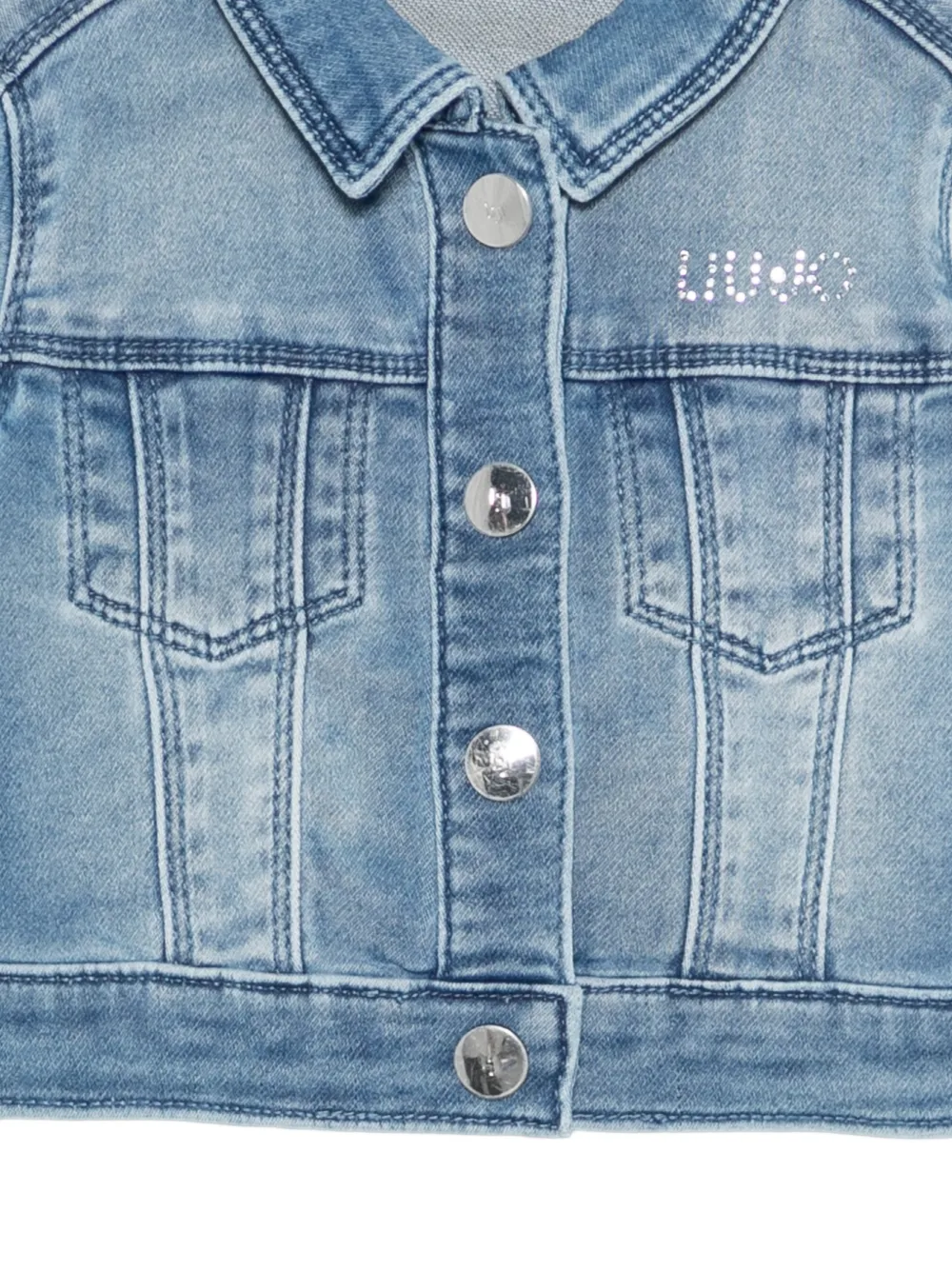  Liu Jo Buttoned Denim Jacket - Blue 