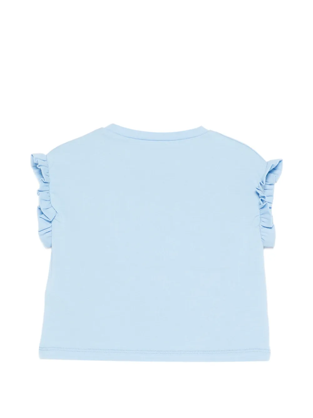  Liu Jo Ruffled Floral Top - Blue 