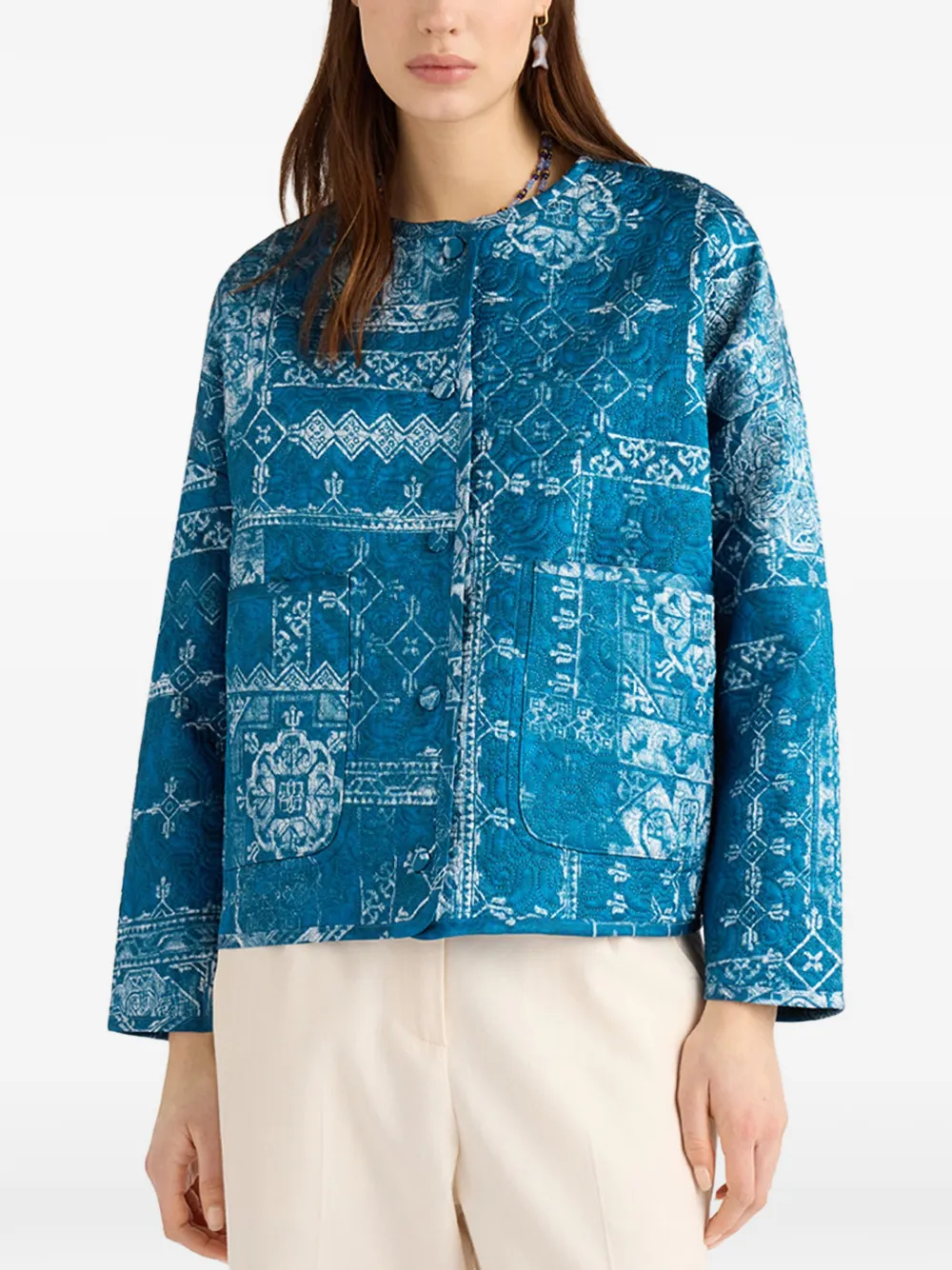  Momoni Gelsomino Jacket - Blue 