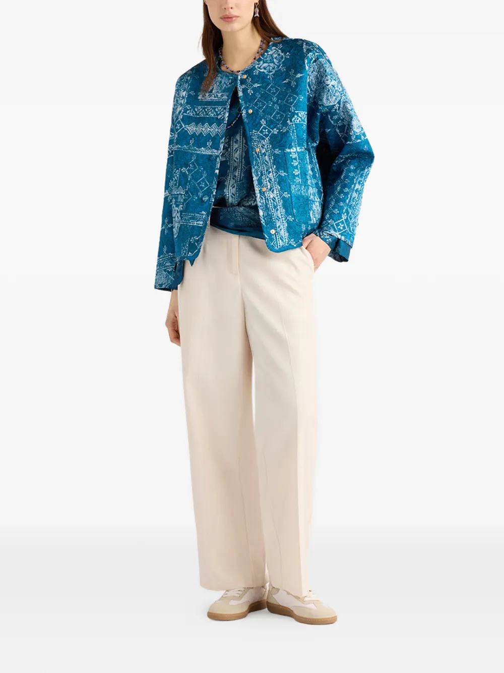 Momoni Gelsomino Jacket - Blue 