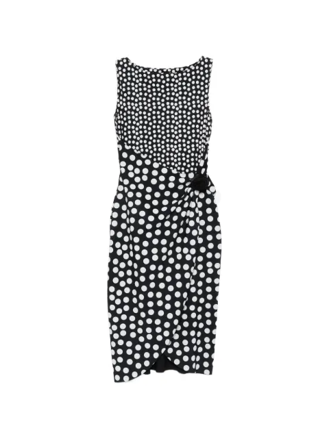 CHIARA BONI La Petite Robe polka dot flower midi dress