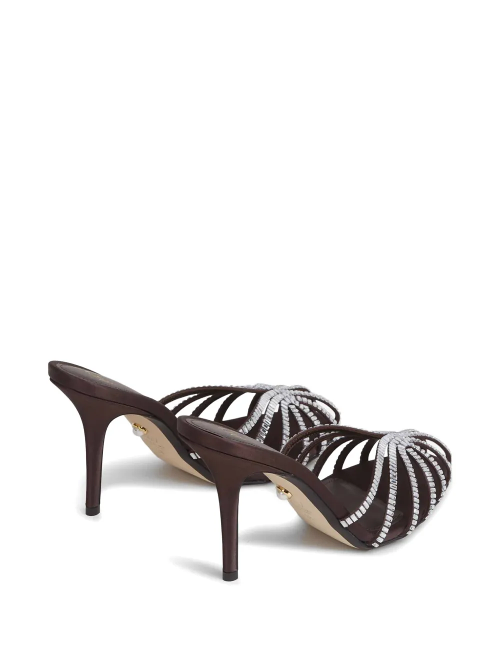 Alevì Emily sandalen verfraaid met kristallen Bruin