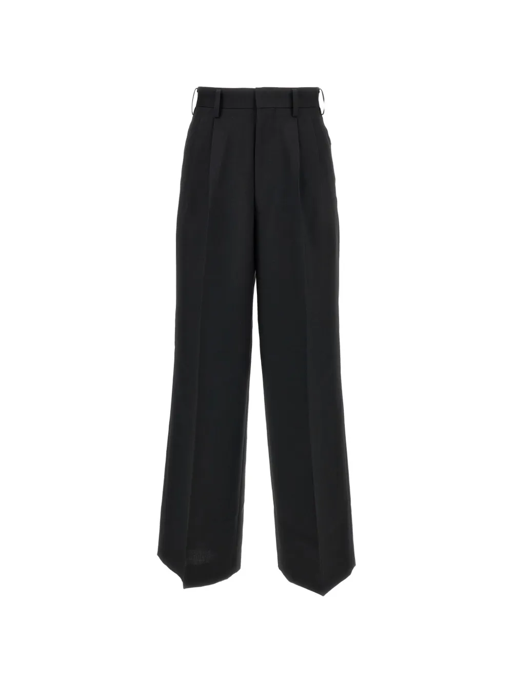 Junya Watanabe pleated trousers - Nero