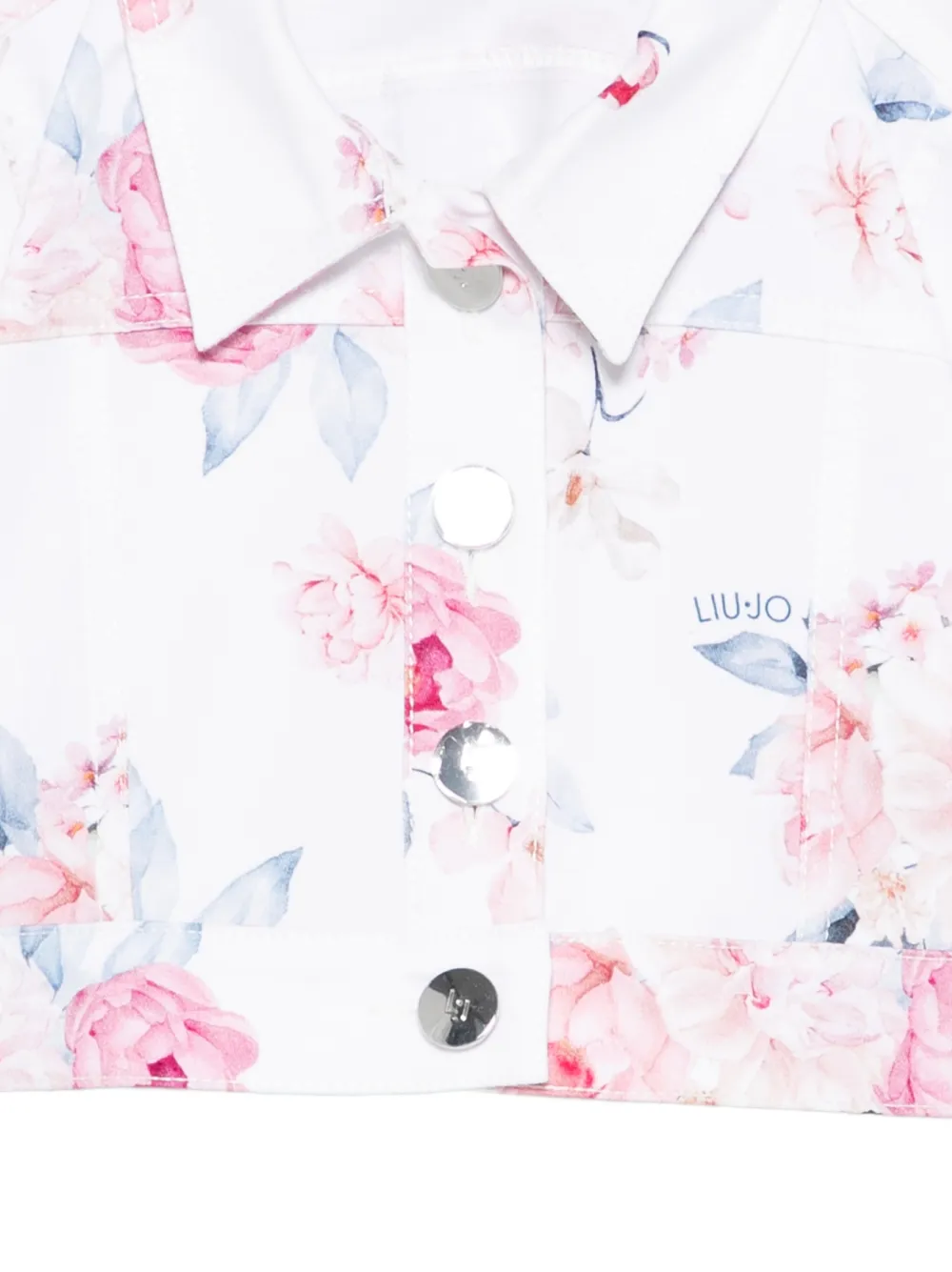  Liu Jo Floral Jacket - White 
